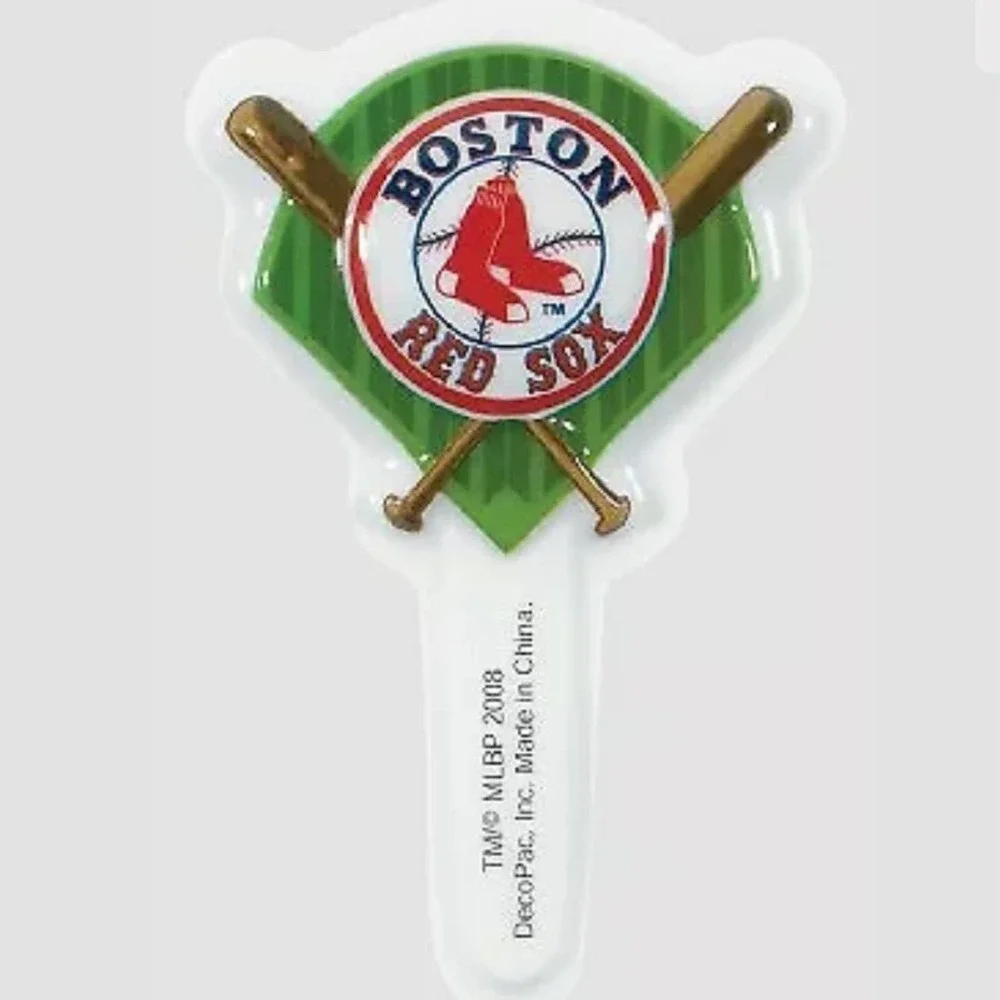 MLB Boston Red Sox Cupcake Picks Cake Topper 12 piece lot
